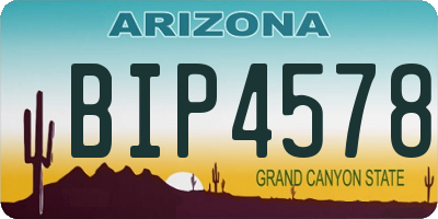 AZ license plate BIP4578