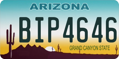 AZ license plate BIP4646