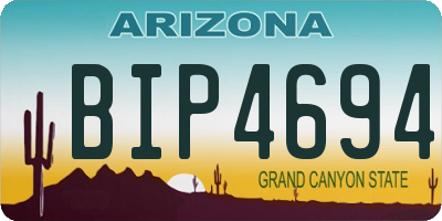 AZ license plate BIP4694