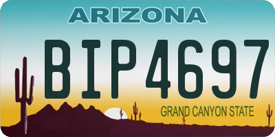 AZ license plate BIP4697