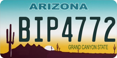 AZ license plate BIP4772
