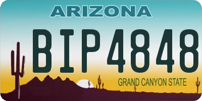 AZ license plate BIP4848
