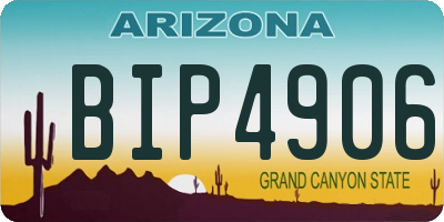 AZ license plate BIP4906