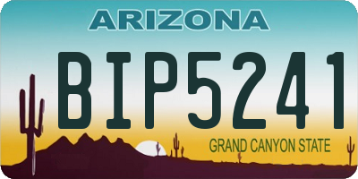 AZ license plate BIP5241