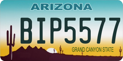 AZ license plate BIP5577