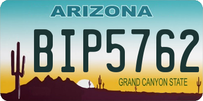 AZ license plate BIP5762