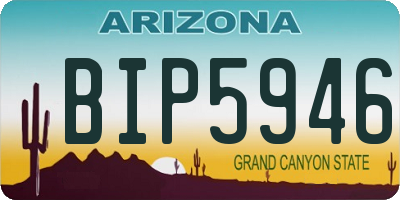 AZ license plate BIP5946