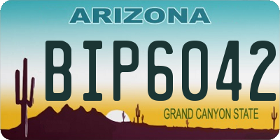 AZ license plate BIP6042