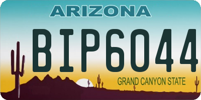 AZ license plate BIP6044