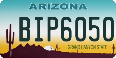 AZ license plate BIP6050
