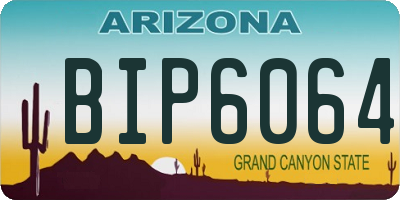 AZ license plate BIP6064