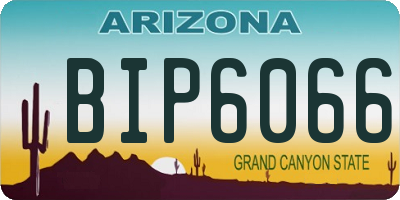 AZ license plate BIP6066