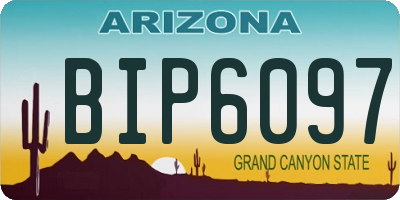 AZ license plate BIP6097
