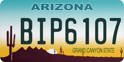 AZ license plate BIP6107