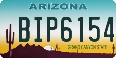 AZ license plate BIP6154
