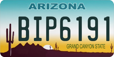 AZ license plate BIP6191