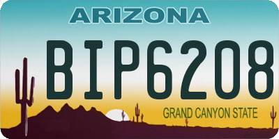 AZ license plate BIP6208
