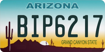 AZ license plate BIP6217