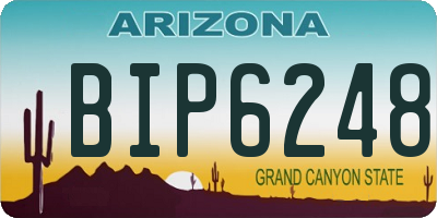 AZ license plate BIP6248