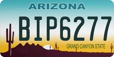 AZ license plate BIP6277