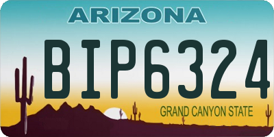 AZ license plate BIP6324