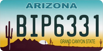AZ license plate BIP6331
