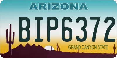 AZ license plate BIP6372