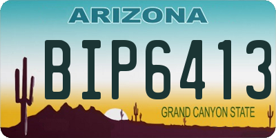 AZ license plate BIP6413