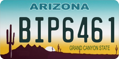 AZ license plate BIP6461