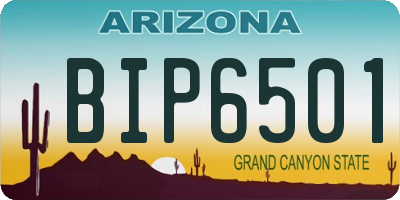 AZ license plate BIP6501