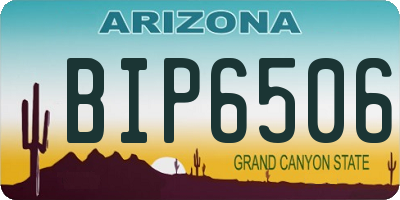 AZ license plate BIP6506