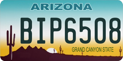 AZ license plate BIP6508