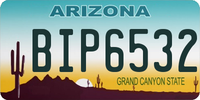AZ license plate BIP6532