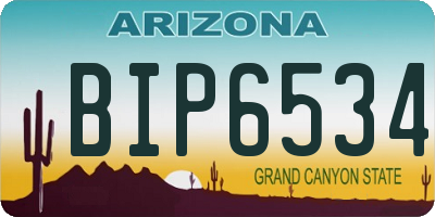 AZ license plate BIP6534