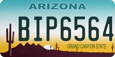 AZ license plate BIP6564