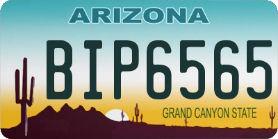 AZ license plate BIP6565