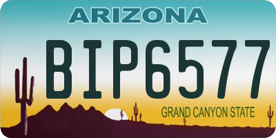AZ license plate BIP6577