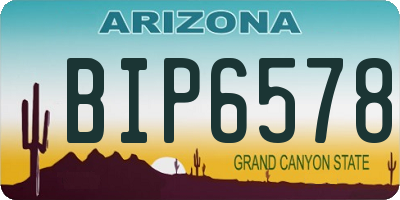 AZ license plate BIP6578