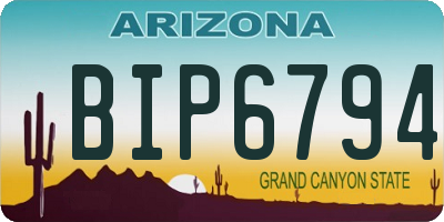 AZ license plate BIP6794