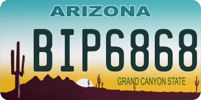 AZ license plate BIP6868