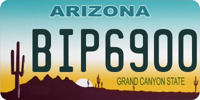 AZ license plate BIP6900