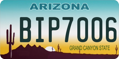 AZ license plate BIP7006