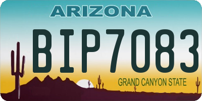 AZ license plate BIP7083