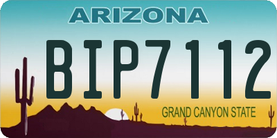 AZ license plate BIP7112