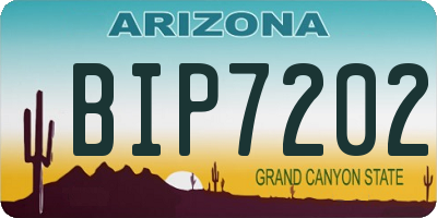 AZ license plate BIP7202