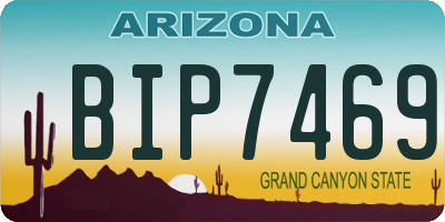 AZ license plate BIP7469