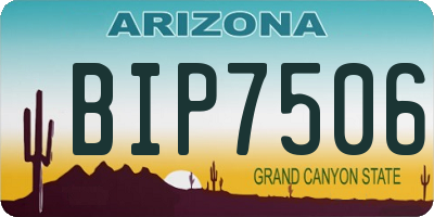 AZ license plate BIP7506