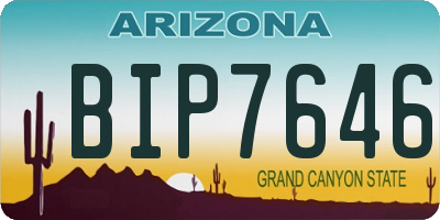 AZ license plate BIP7646