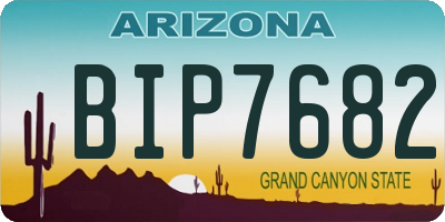 AZ license plate BIP7682