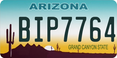 AZ license plate BIP7764